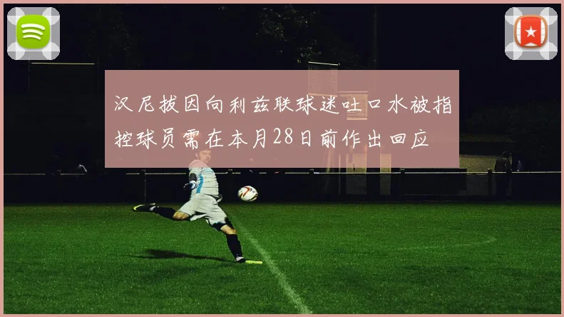 汉尼拔因向利兹联球迷吐口水被指控球员需在本月28日前作出回应