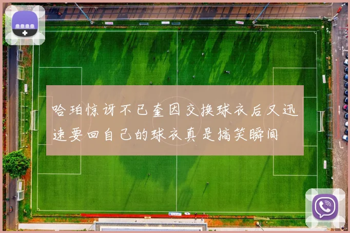 哈珀惊讶不已奎因交换球衣后又迅速要回自己的球衣真是搞笑瞬间